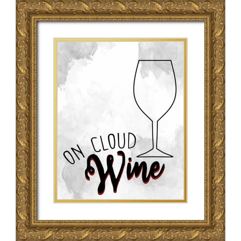 On Cloud Gold Ornate Wood Framed Art Print with Double Matting by Allen, Kimberly