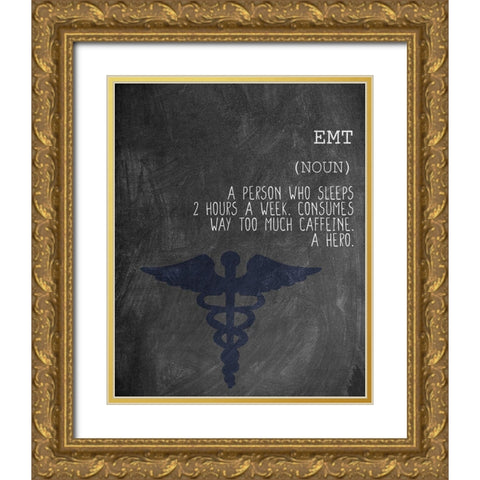 A EMT Gold Ornate Wood Framed Art Print with Double Matting by Allen, Kimberly