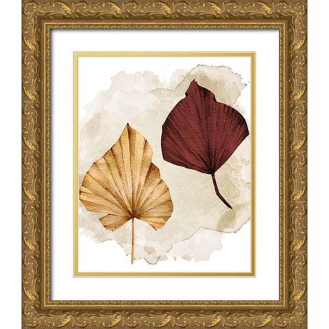 Fan 1 Gold Ornate Wood Framed Art Print with Double Matting by Allen, Kimberly
