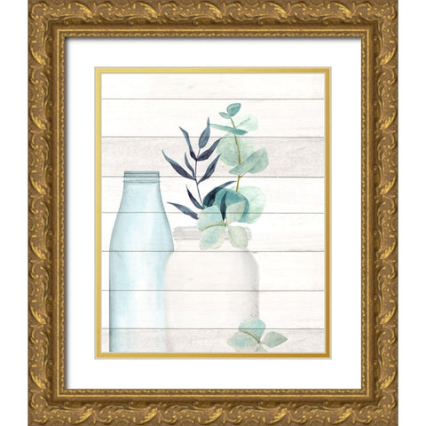 Seaglass 1 Gold Ornate Wood Framed Art Print with Double Matting by Allen, Kimberly