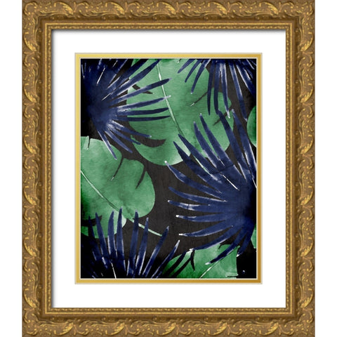 Jungle 1 Gold Ornate Wood Framed Art Print with Double Matting by Allen, Kimberly