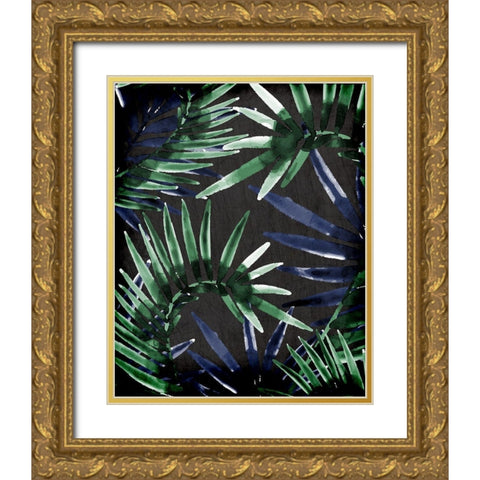 Jungle 2 Gold Ornate Wood Framed Art Print with Double Matting by Allen, Kimberly
