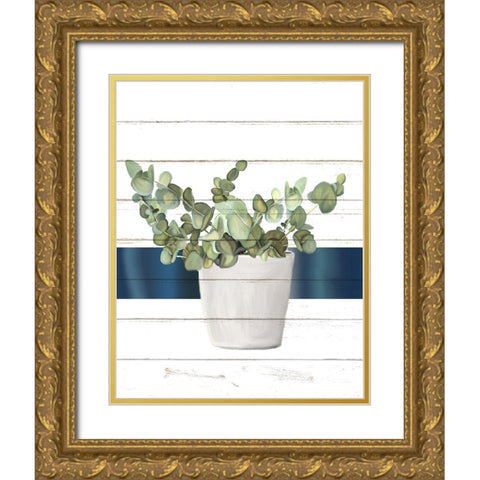 Pots 1 Gold Ornate Wood Framed Art Print with Double Matting by Allen, Kimberly
