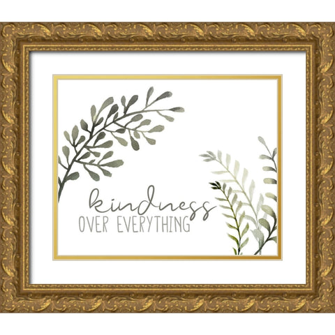 Kindness Gold Ornate Wood Framed Art Print with Double Matting by Allen, Kimberly