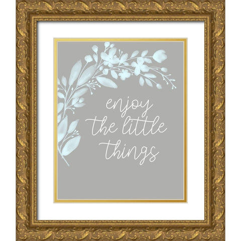 Simply Enjoy 2 Gold Ornate Wood Framed Art Print with Double Matting by Allen, Kimberly