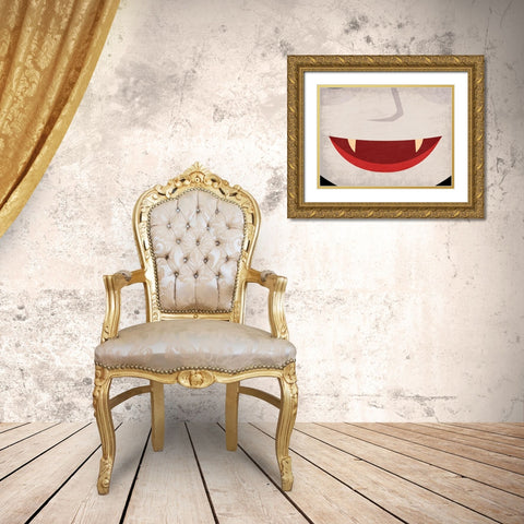 Dracula Gold Ornate Wood Framed Art Print with Double Matting by Allen, Kimberly