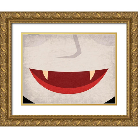 Dracula Gold Ornate Wood Framed Art Print with Double Matting by Allen, Kimberly