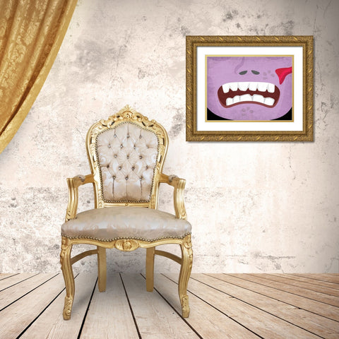 Zombie Gold Ornate Wood Framed Art Print with Double Matting by Allen, Kimberly