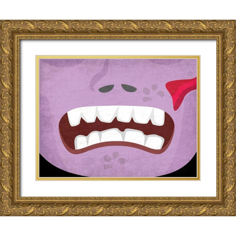 Zombie Gold Ornate Wood Framed Art Print with Double Matting by Allen, Kimberly