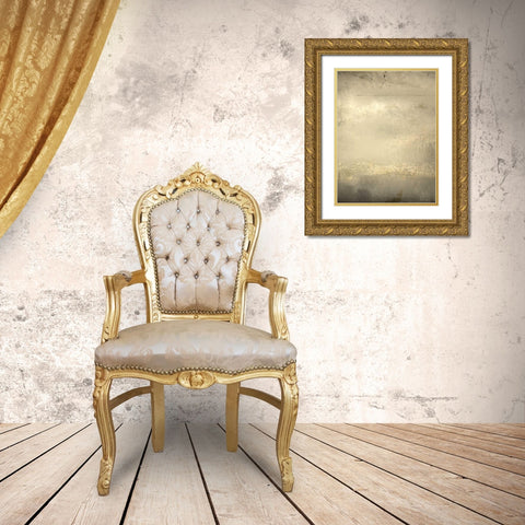 Landscape Layer 2 Gold Ornate Wood Framed Art Print with Double Matting by Allen, Kimberly