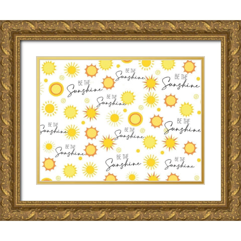 Sunshine Gold Ornate Wood Framed Art Print with Double Matting by Allen, Kimberly