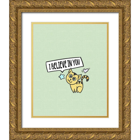 Mindfulness 1 Gold Ornate Wood Framed Art Print with Double Matting by Allen, Kimberly