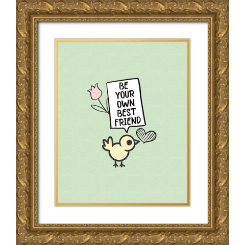 Mindfulness 6 Gold Ornate Wood Framed Art Print with Double Matting by Allen, Kimberly