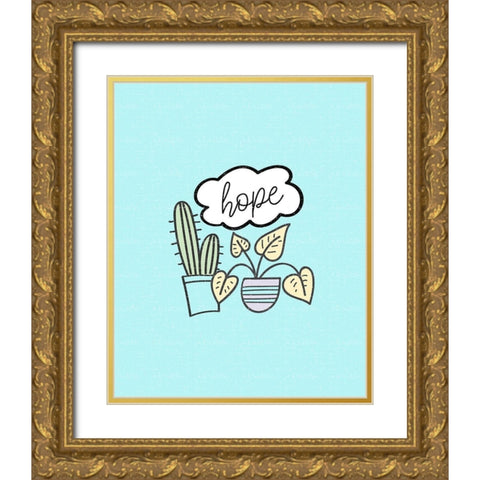 Mindfulness 8 Gold Ornate Wood Framed Art Print with Double Matting by Allen, Kimberly