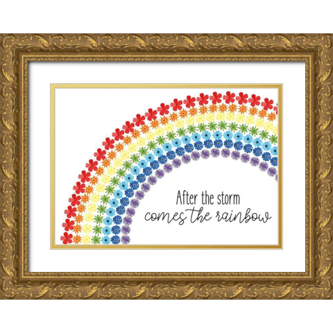 After the Storm Gold Ornate Wood Framed Art Print with Double Matting by Allen, Kimberly