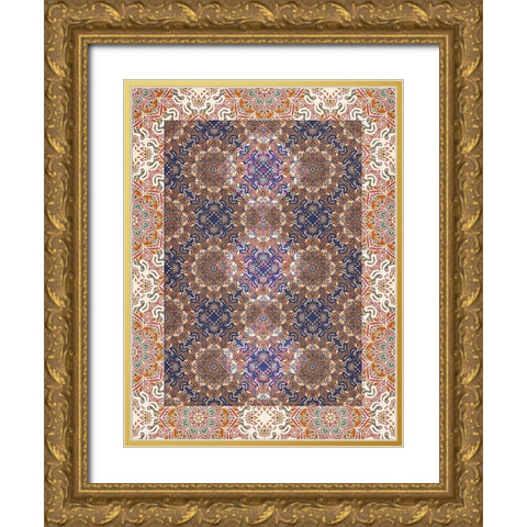 Moroccan 4 Gold Ornate Wood Framed Art Print with Double Matting by Allen, Kimberly