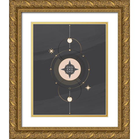 Tarot 2 Gold Ornate Wood Framed Art Print with Double Matting by Allen, Kimberly