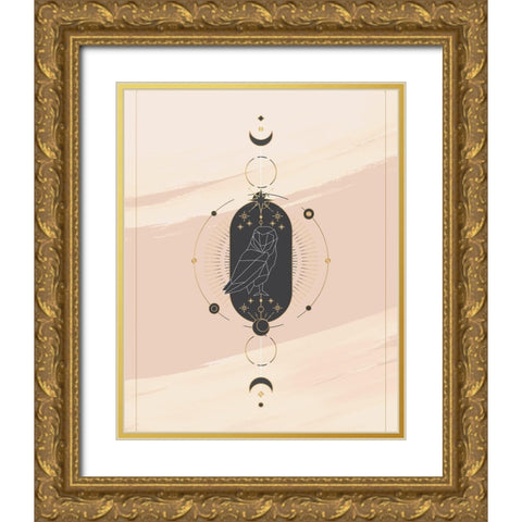 Tarot 3 Gold Ornate Wood Framed Art Print with Double Matting by Allen, Kimberly