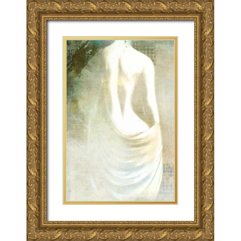 Ageless Gold Ornate Wood Framed Art Print with Double Matting by Allen, Kimberly
