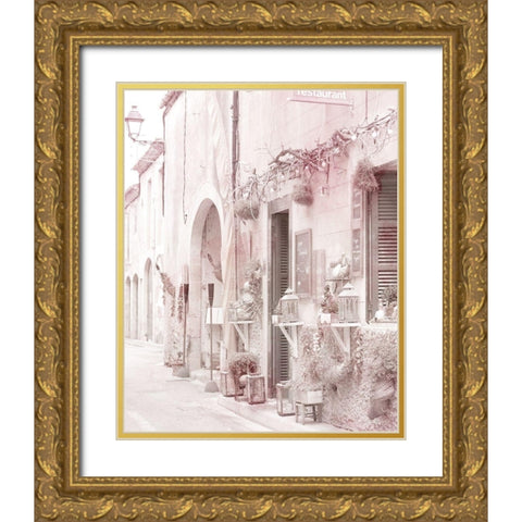 Street View 2 Gold Ornate Wood Framed Art Print with Double Matting by Allen, Kimberly