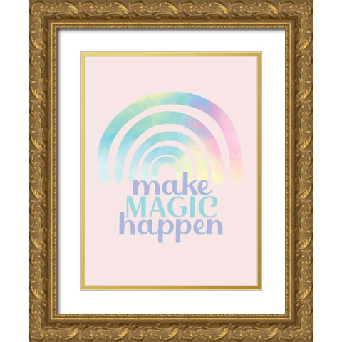 Make Magic Gold Ornate Wood Framed Art Print with Double Matting by Allen, Kimberly