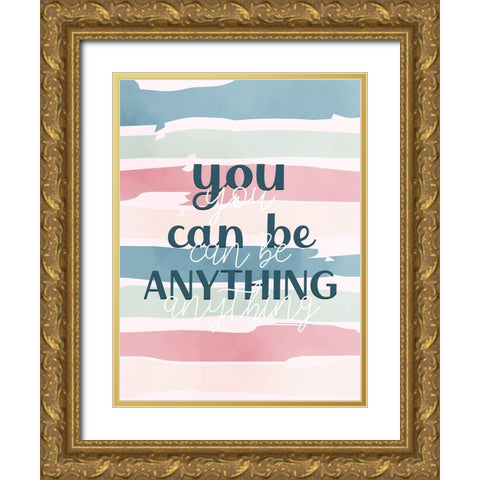 Anything Gold Ornate Wood Framed Art Print with Double Matting by Allen, Kimberly
