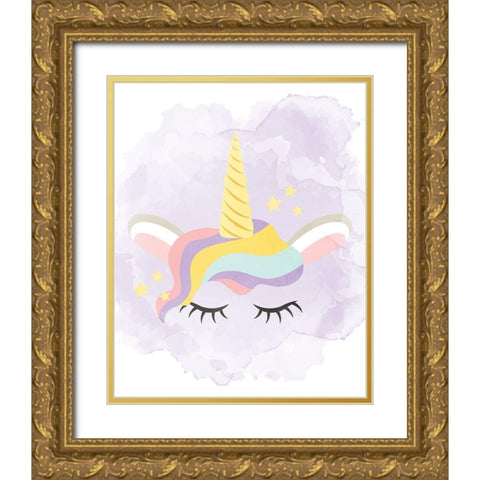 Girls Rule 2 Gold Ornate Wood Framed Art Print with Double Matting by Allen, Kimberly