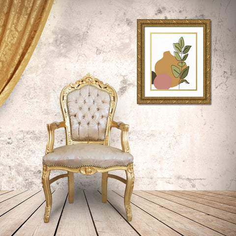 Natural Space 3 Gold Ornate Wood Framed Art Print with Double Matting by Allen, Kimberly
