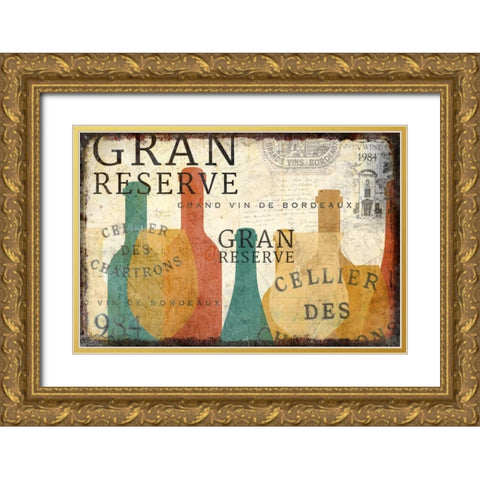 Gran Reserve Gold Ornate Wood Framed Art Print with Double Matting by Allen, Kimberly