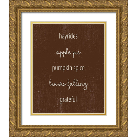 Sweaters 2 Gold Ornate Wood Framed Art Print with Double Matting by Allen, Kimberly