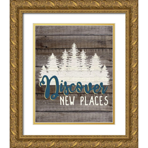 Wild Adventure 3 Gold Ornate Wood Framed Art Print with Double Matting by Allen, Kimberly