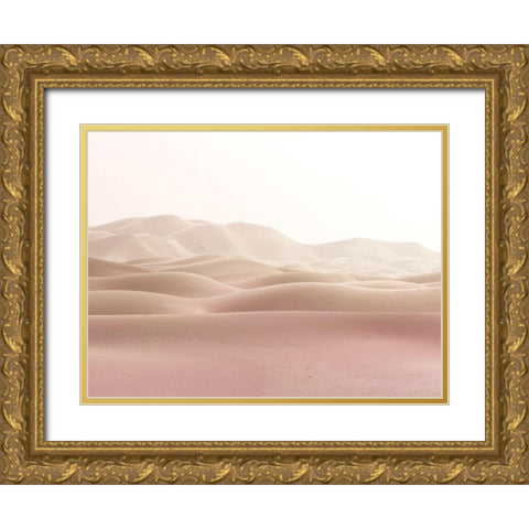 Desert Sands 2 Gold Ornate Wood Framed Art Print with Double Matting by Allen, Kimberly