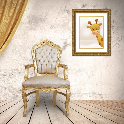 Peek A Boo 2 Gold Ornate Wood Framed Art Print with Double Matting by Allen, Kimberly