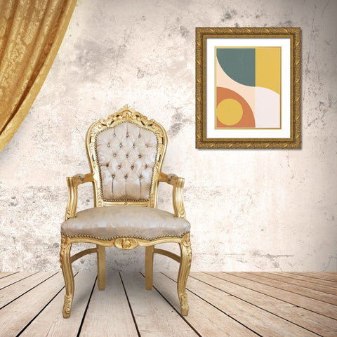 Desert 1 Gold Ornate Wood Framed Art Print with Double Matting by Allen, Kimberly