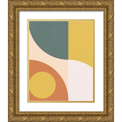 Desert 1 Gold Ornate Wood Framed Art Print with Double Matting by Allen, Kimberly