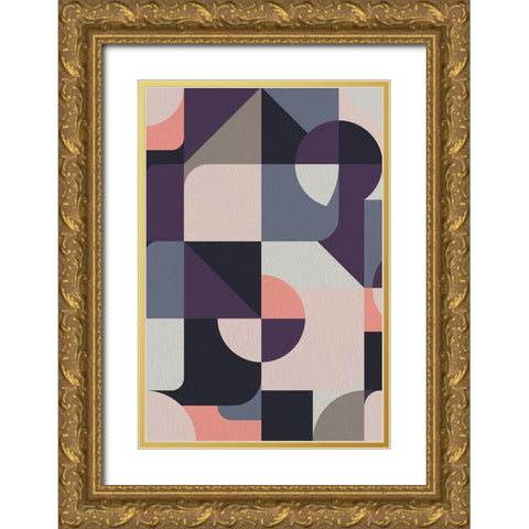 Vision 1 Gold Ornate Wood Framed Art Print with Double Matting by Allen, Kimberly