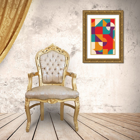 Vision 2 Gold Ornate Wood Framed Art Print with Double Matting by Allen, Kimberly