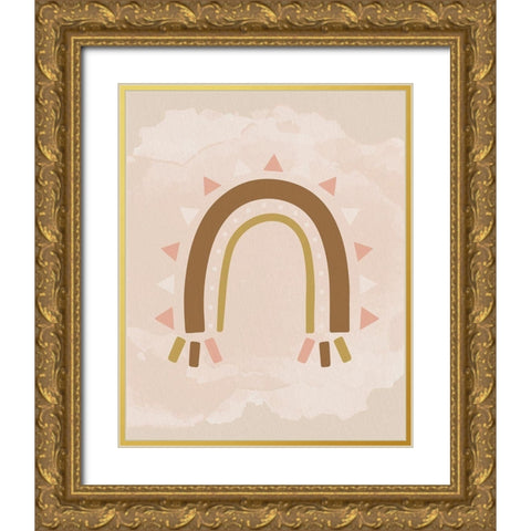 Kind Vibes 4 Gold Ornate Wood Framed Art Print with Double Matting by Allen, Kimberly