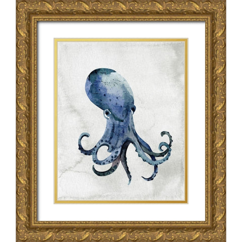 Sea Life 3 Gold Ornate Wood Framed Art Print with Double Matting by Allen, Kimberly