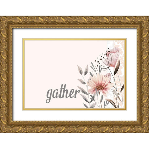 Always Blessed 6 Gold Ornate Wood Framed Art Print with Double Matting by Allen, Kimberly