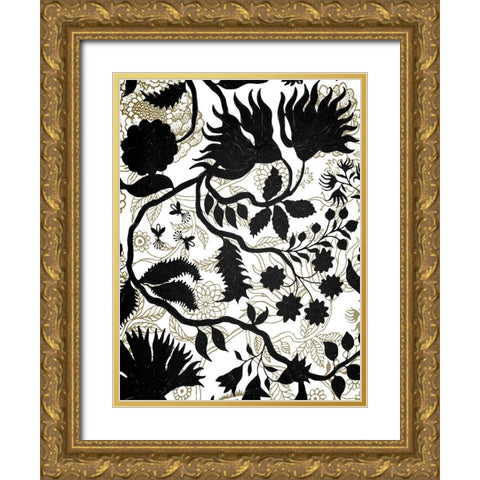 Vibes 2 Gold Ornate Wood Framed Art Print with Double Matting by Allen, Kimberly