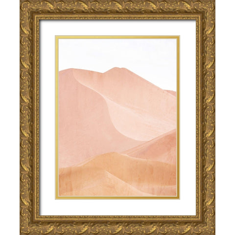 Dusty Dunes Gold Ornate Wood Framed Art Print with Double Matting by Allen, Kimberly