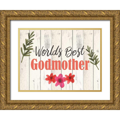 Worlds Best Gold Ornate Wood Framed Art Print with Double Matting by Allen, Kimberly