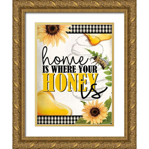 Bee Keeper 6 Gold Ornate Wood Framed Art Print with Double Matting by Allen, Kimberly