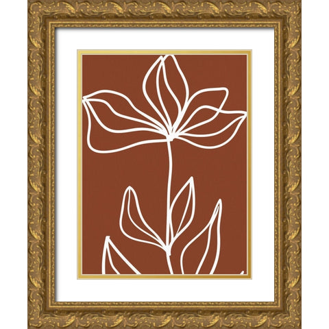 Staged Fall 2 Gold Ornate Wood Framed Art Print with Double Matting by Allen, Kimberly