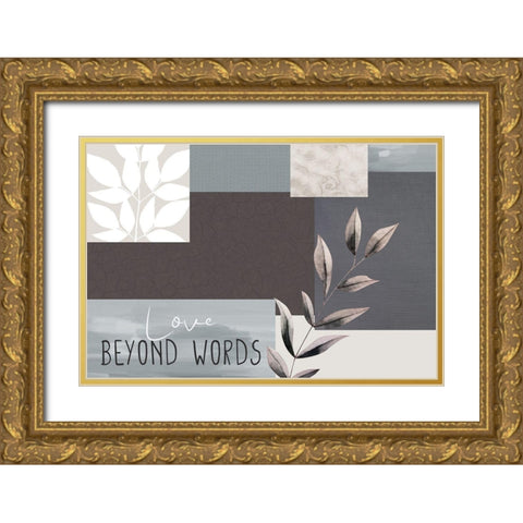 Love Beyond 6 Gold Ornate Wood Framed Art Print with Double Matting by Allen, Kimberly