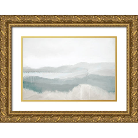 Dusk Gold Ornate Wood Framed Art Print with Double Matting by Allen, Kimberly