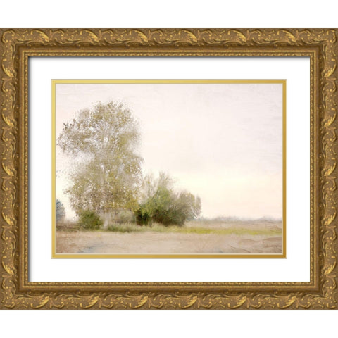 Countryside Gold Ornate Wood Framed Art Print with Double Matting by Allen, Kimberly
