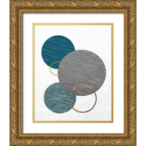 Circle Time 2 Gold Ornate Wood Framed Art Print with Double Matting by Allen, Kimberly