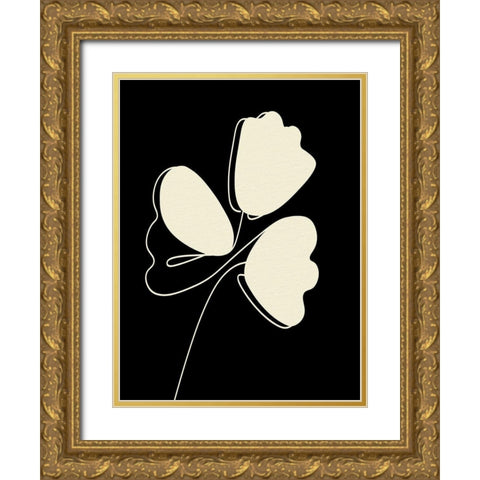 Natural 1 Gold Ornate Wood Framed Art Print with Double Matting by Allen, Kimberly